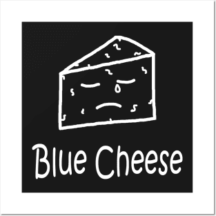 Blue Cheese White Posters and Art